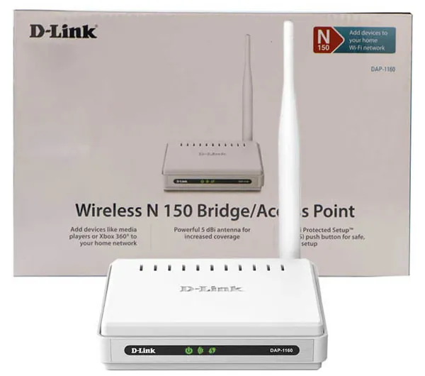 اکسس پوینت بیسیم N150 دی-لینک مدل DAP-1160 اکسس پوینت بیسیم N150 دی-لینک مدل DAP-1160