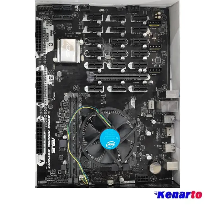باندل MB Asus B250 Mining D4 S1151 + CPU Pentium G4400 استوک