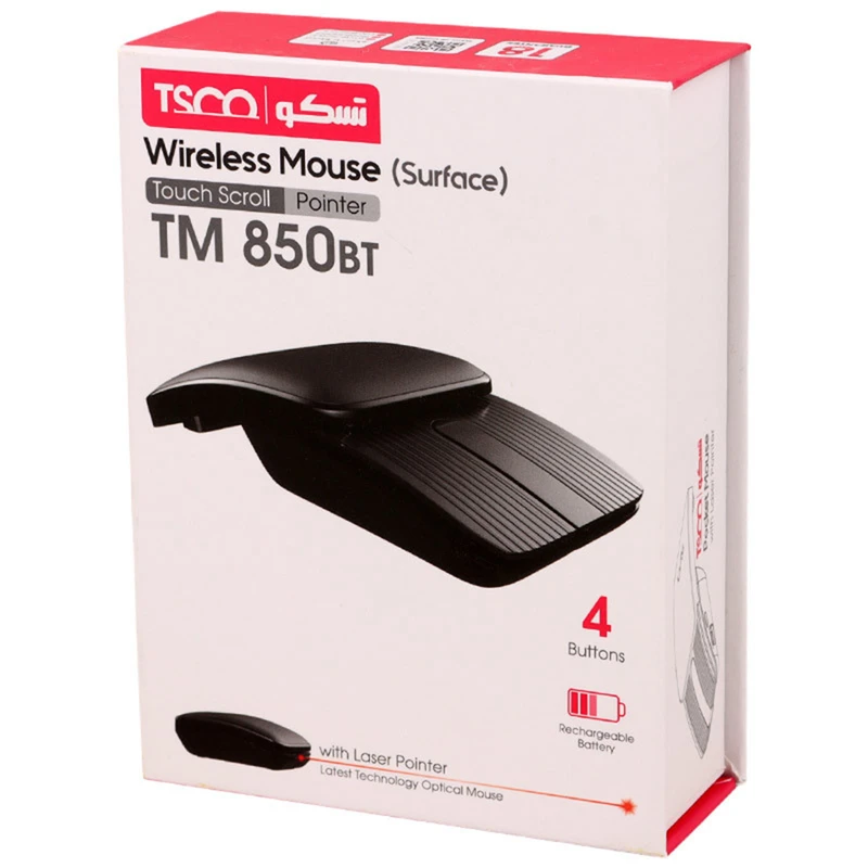 ماوس بی سیم شارژی تسکو مدل TM850BT