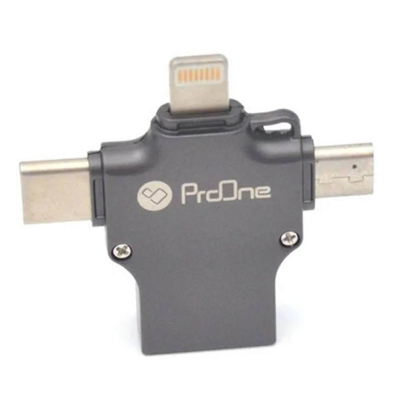 مبدل USB به MicroUSB / LIGHTNING / TYPE C پرووان مدل PCO04