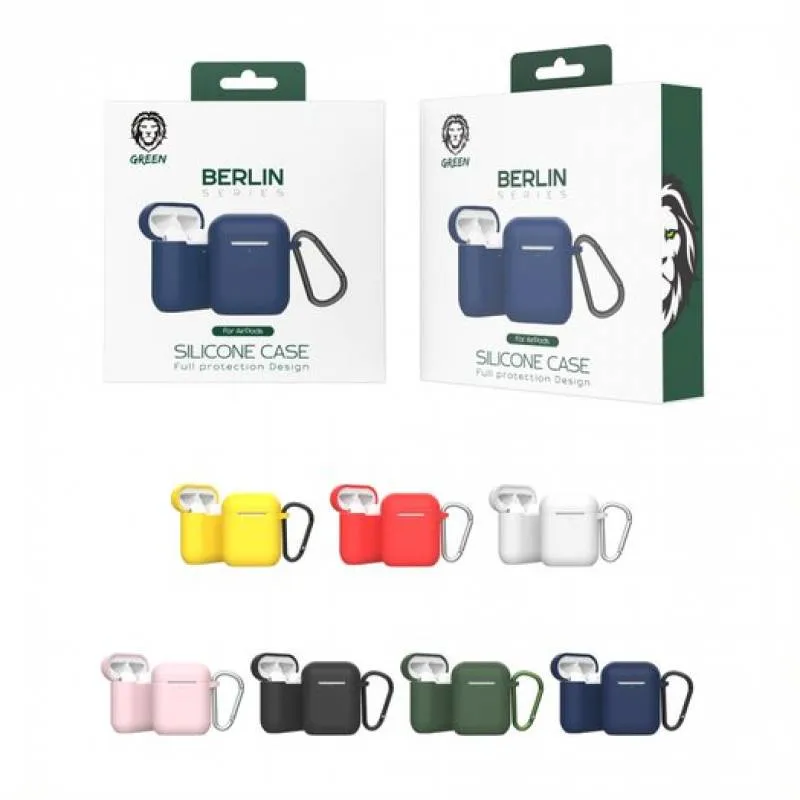 کاور سیلیکونی گرین لاین مدل Berlin مناسب برای Airpods 1/2