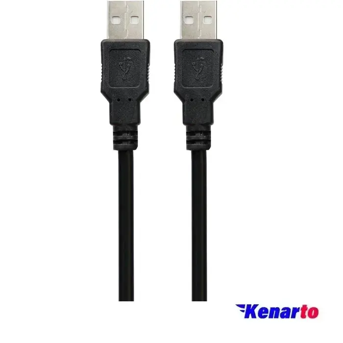 کابل لینک USB شیلددار طول 1.5 متر مشکی