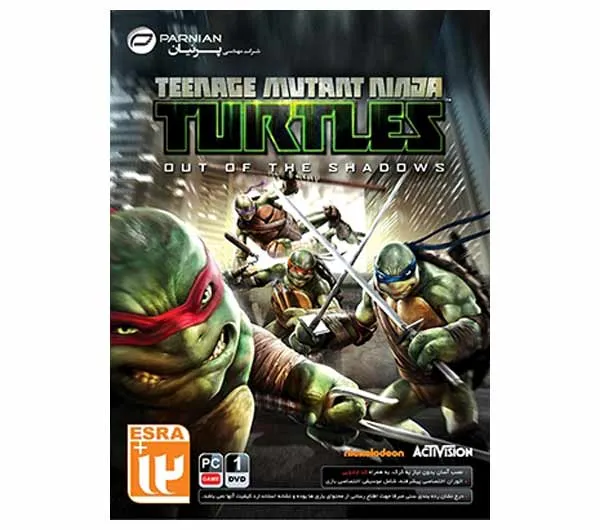 بازی Teenage Mutant Ninja Turtles Out of the Shadow مخصوص PC نشر پرنیان بازی Teenage Mutant Ninja Turtles Out of the Shadow مخصوص PC نشر پرنیان