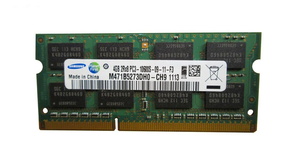 رم لپ تاپ DDR3 تک کاناله 1333 مگاهرتز CL19 سامسونگ مدل PC3L ظرفیت 4 گیگابایت