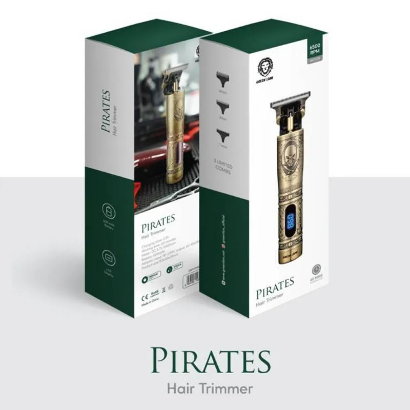 ماشین ریش تراش گرین لاین مدل Pirates Hair Trimmer 600mah