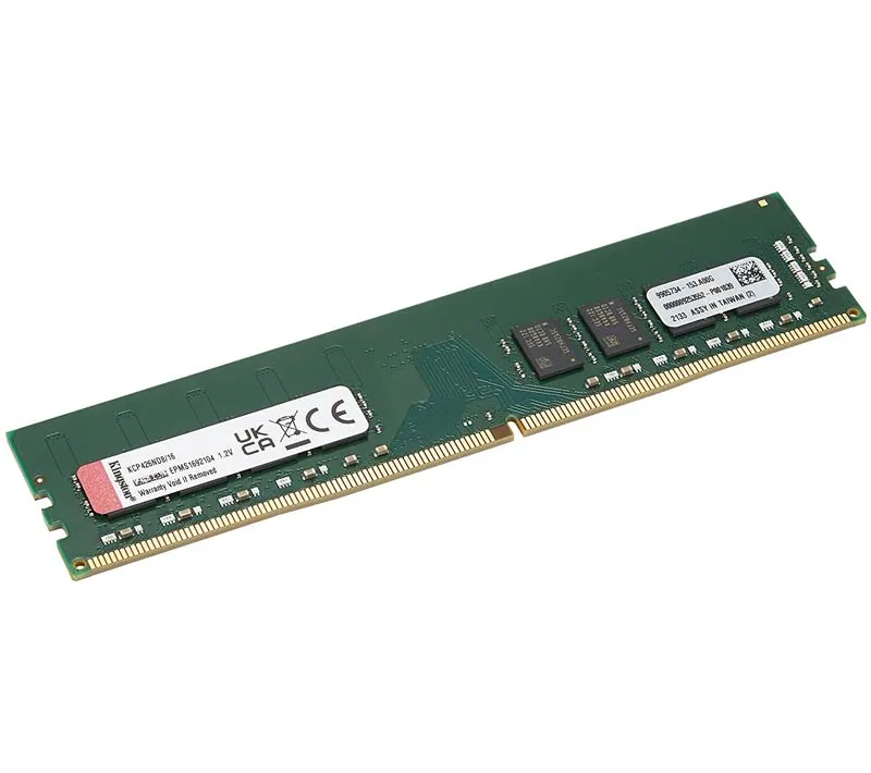 رم دسکتاپ DDR4 تک کاناله 2666 مگاهرتز کینگستون ظرفیت 16 گیگابایت