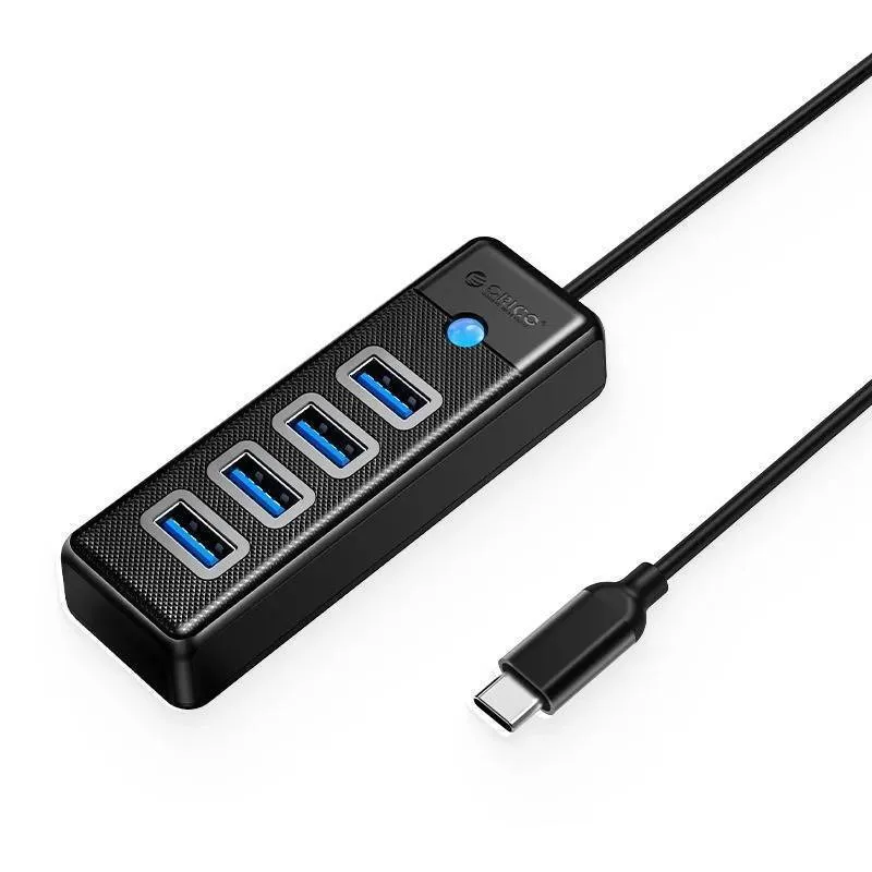 هاب 4 پورت usb-c اوریکو مدل PW4U-C3-015-BK-EP USB3