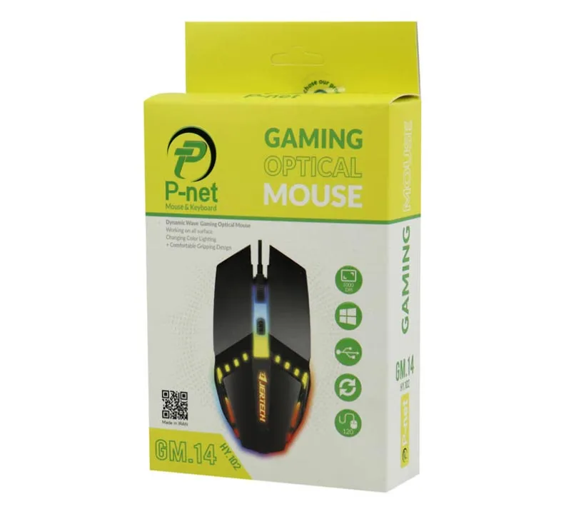 ماوس مخصوص بازی پی نت مدل GM-14