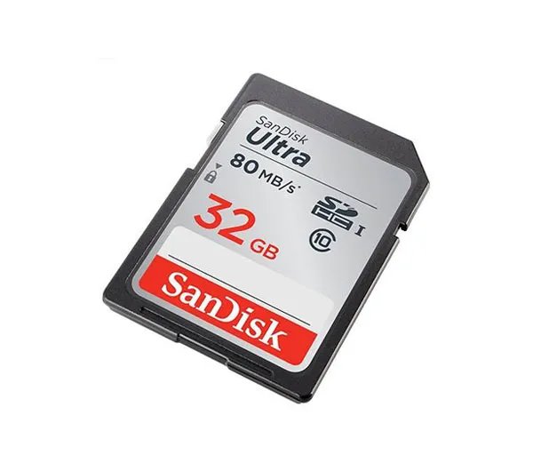 کارت حافظه SDHC سن دیسک مدل Ultra کلاس 10 استاندارد UHS-I U1 سرعت 80MBps ظرفیت 32 گیگابایت