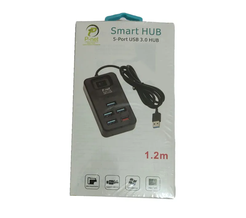 هاب 5 پورت USB 3.0 پی نت مدل P-250
