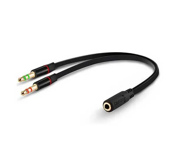 تبدیل 2 به 1 هدفون و میکروفون (دو سر نر و یکسر ماده)