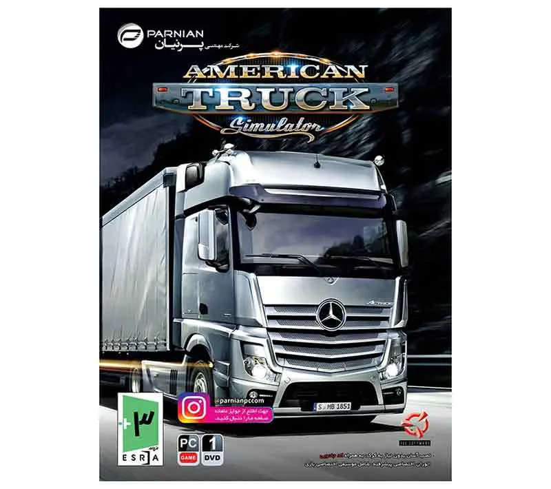 بازی American Truck Simulator مخصوص PC نشر پرنیان
