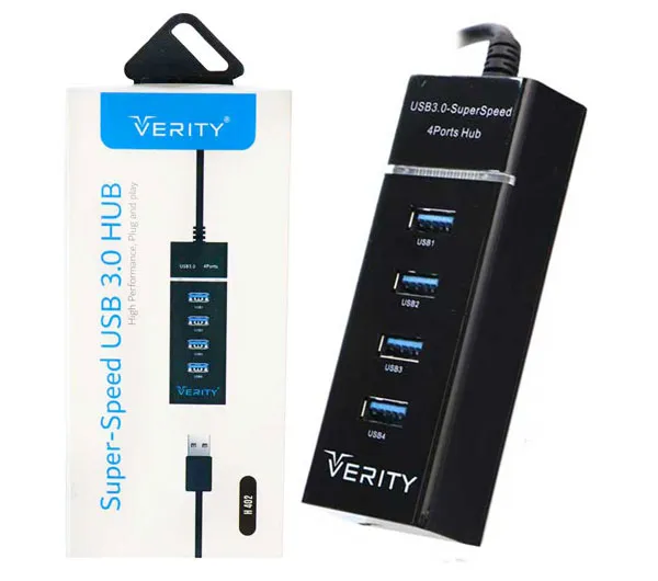 هاب 4 پورت USB 3.0 وریتی مدل H402