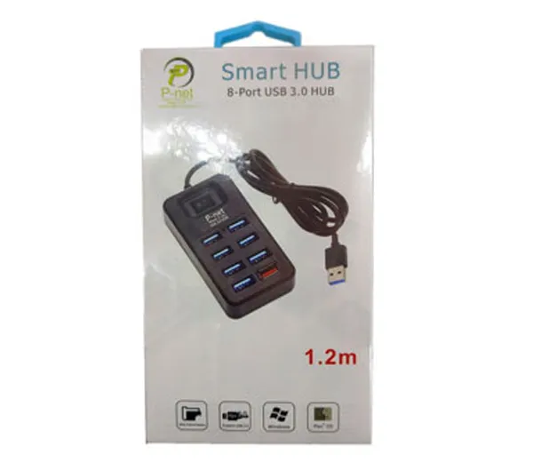 هاب 8 پورت USB 3.0 پی نت مدل P-251