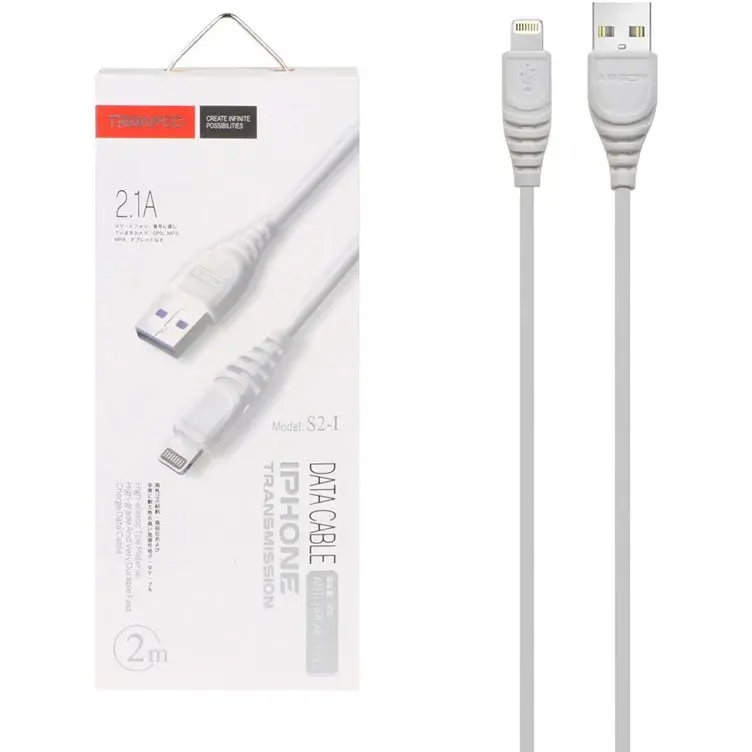 کابل تبدیل USB به لایتنینگ ترانیو مدل S2-I طول 1.2 متر