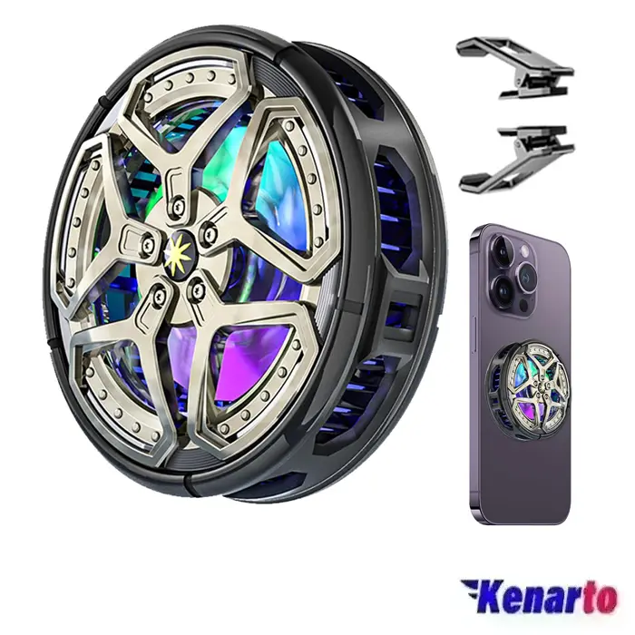 فن خنک کننده گوشی مدل JS81C RGB