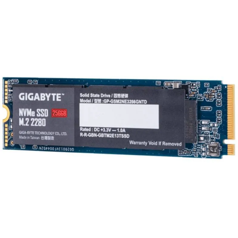 اس اس دی اینترنال گیگابایت مدل Gen3 2500E M.2 2280 NVMe ظرفیت 256 گیگابایت