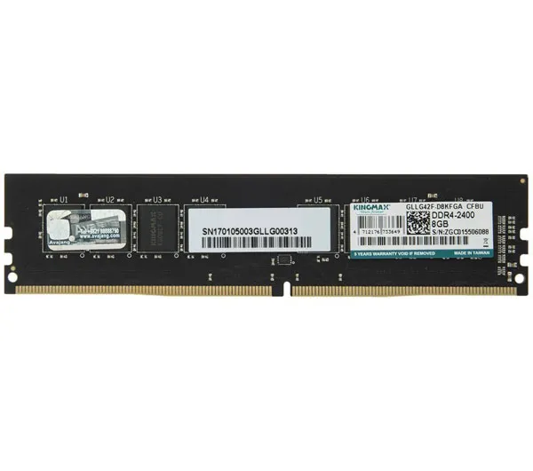 رم کامپیوتر کینگ مکس DDR4 تک کاناله 2400MHz ظرفیت 8 گیگابایت