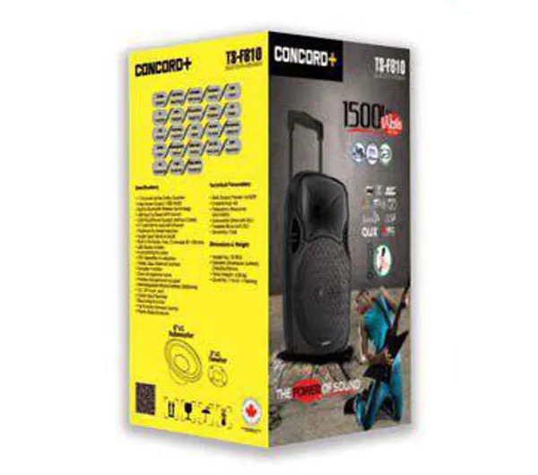 اسپیکر پرتابل چمدانی کنکورد مدل TS-F810