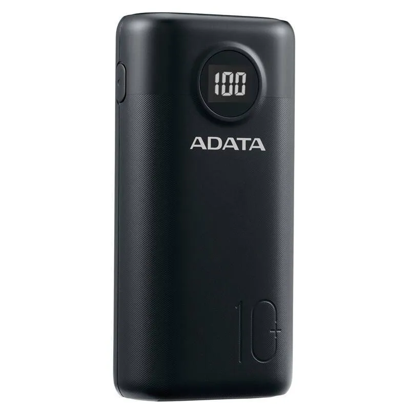 شارژر همراه ای دیتا مدل P10000QCD QC3 PD ظرفیت 10000 میلی آمپر ساعت