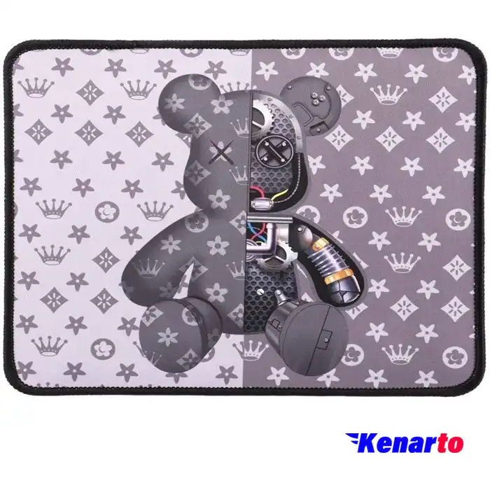 ماوس پد اسفنجی دی نت مدل DT-X18 سایز 21*25 طرح خرس