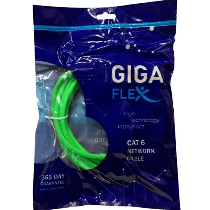 کابل شبکه CAT6 گیگا فلکس طول 3 متر