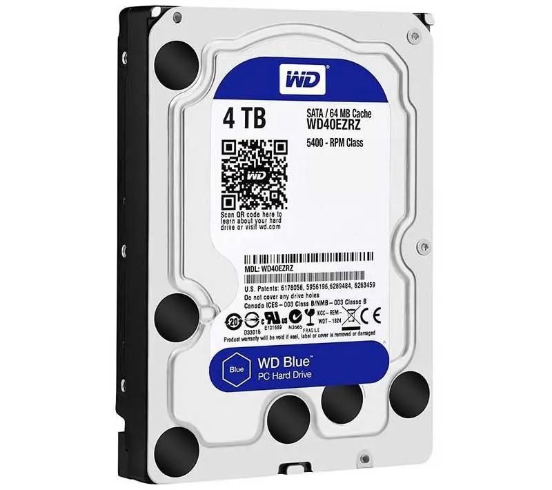 هارددیسک اینترنال وسترن دیجیتال مدل Blue ظرفیت 4 ترابایت