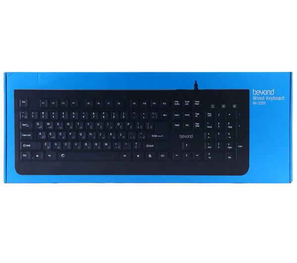 کیبورد PS2 بیاند مدل BK-2250 به همراه حروف فارسی
