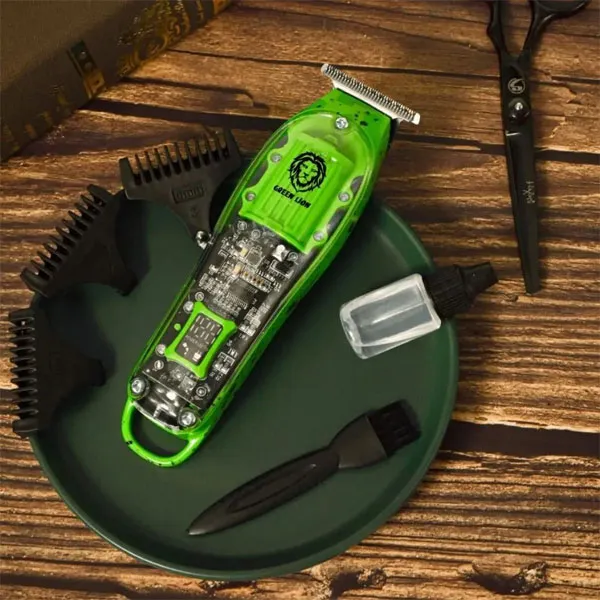 ماشین ریش تراش گرین لاین مدل Transparent Pro Hair Trimmer 1400mah