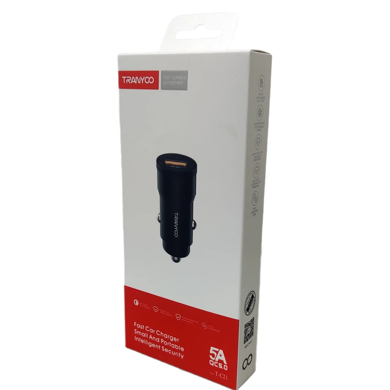 شارژر فندکی ترانیو مدل T-C21 18W 5A