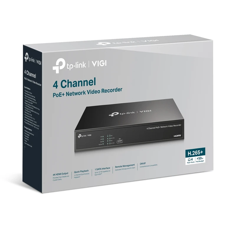 ضبط کننده ویدیویی تی پی-لینک مدل VIGI NVR1004H-4P