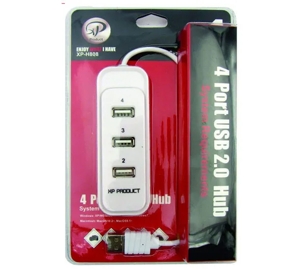 هاب چهار پورت USB 2.0 ایکس پی پروداکت مدل XP-H808