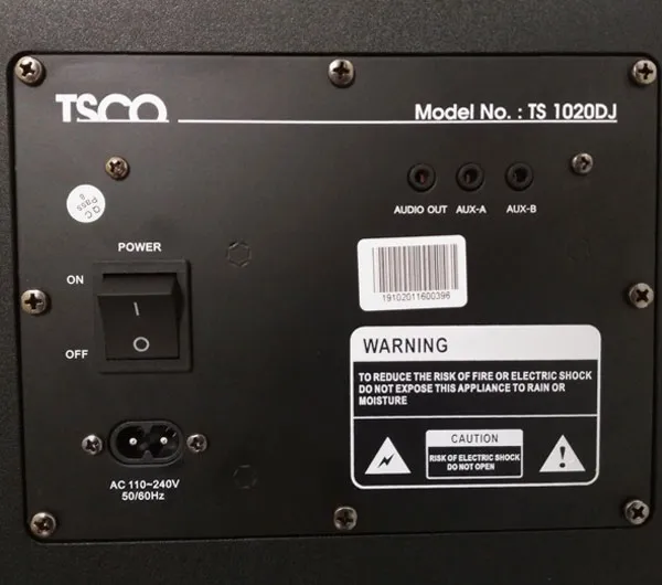اسپیکر تسکو مدل TS 1020DJ