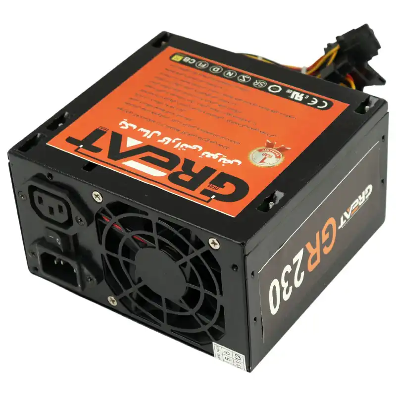 منبع تغذیه کامپیوتر گریت مدل GR230 230W فن کوچک