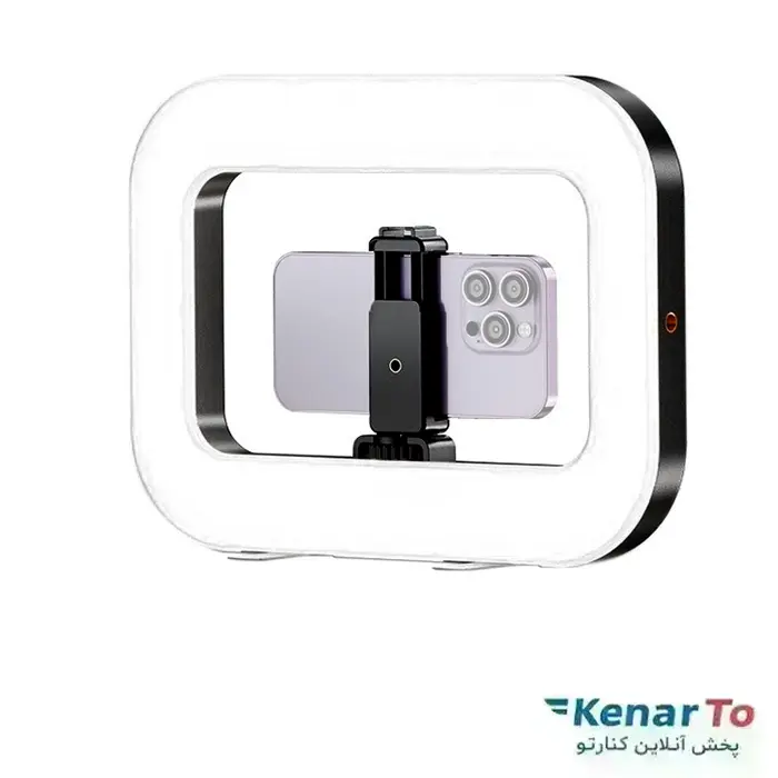 رینگ لایت شارژی 12 اینچی مدل E-30 همراه پایه