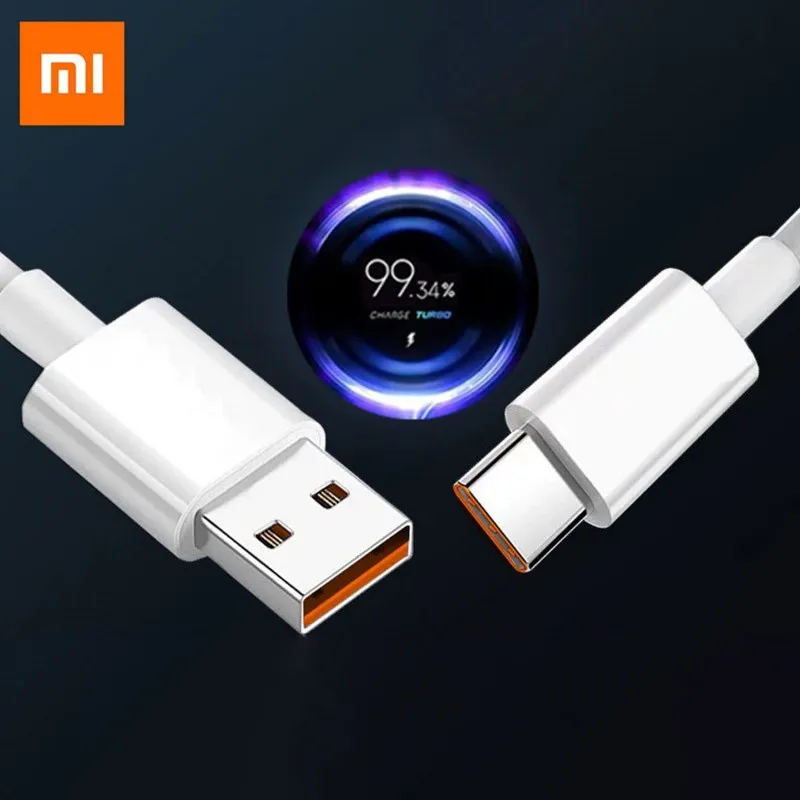 کابل تبدیل USB به Type-C اورجینال سرکارتنی 33 وات شیائومی