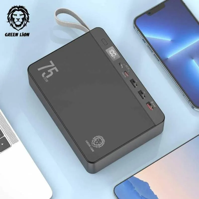 شارژر همراه گرین لاین مدل Power Volt Mega PD 20W ظرفیت 75000 میلی آمپر ساعت