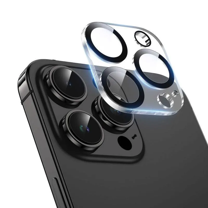 محافظ لنز دوربین گوشی موبایل گرین لاین مدل Transparent مناسب گوشی iPhone 15 Pro Max / Pro
