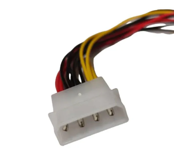 کابل تبدیل برق 4 پین Molex به 3 عدد SATA