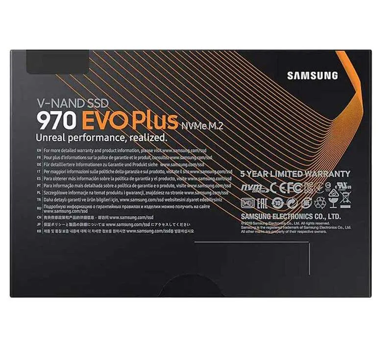 اس اس دی اینترنال سامسونگ مدل 970EVO PLUS M.2 ظرفیت 250 گیگابایت