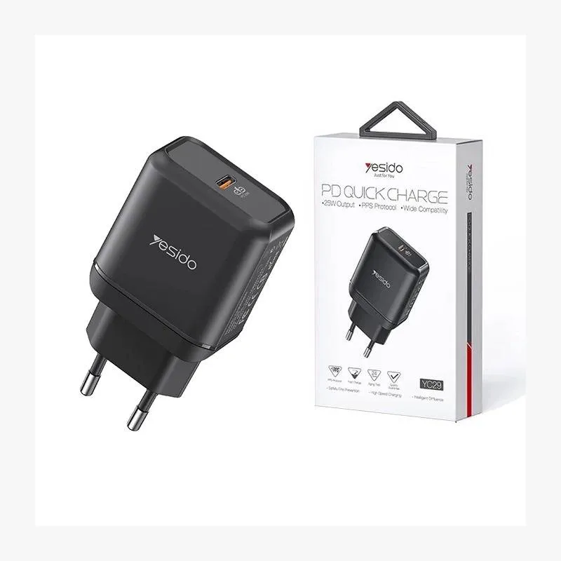 شارژر دیواری PD USB-C یسیدو مدل YC29