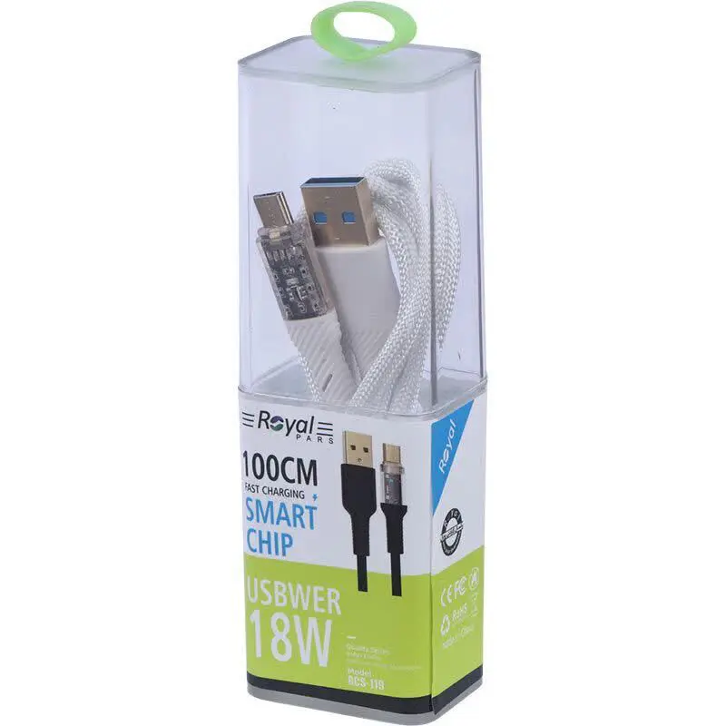 کابل تبدیل USB به Micro USB رویال مدل RCS-119 طول 1 متر