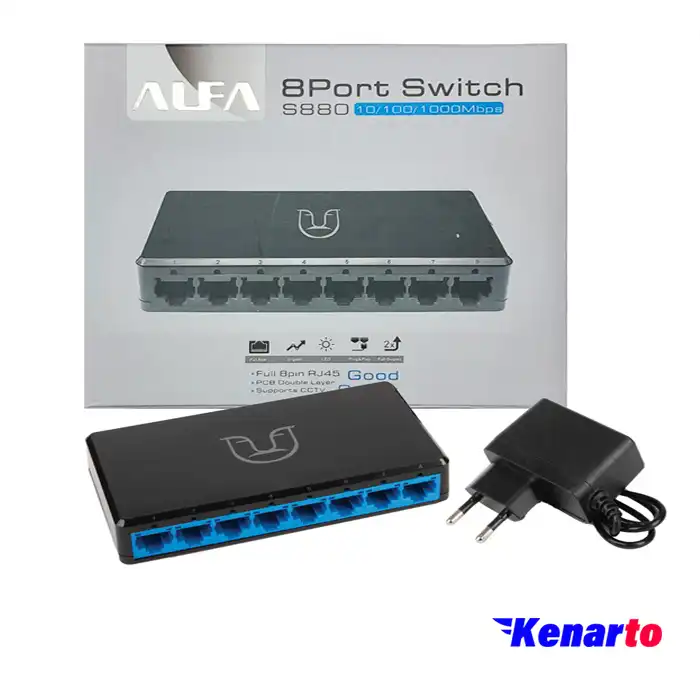 سوییچ 8 پورت آلفا مدل S880
