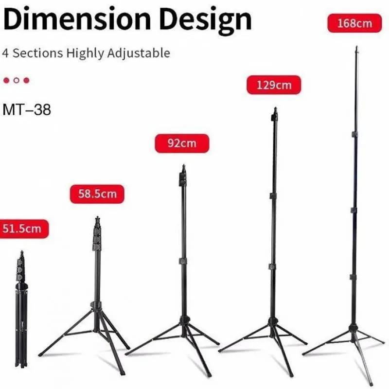 سه پایه نگهدارنده دوربین جی ماری مدل MT-38
