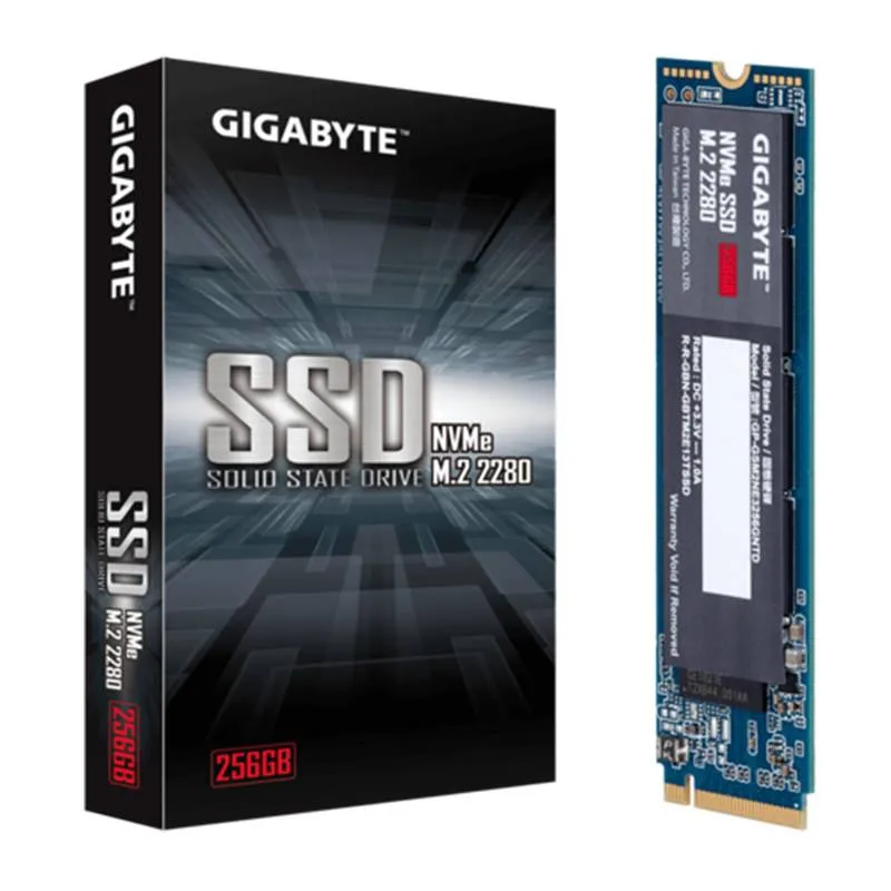 اس اس دی اینترنال گیگابایت مدل Gen3 2500E M.2 2280 NVMe ظرفیت 256 گیگابایت
