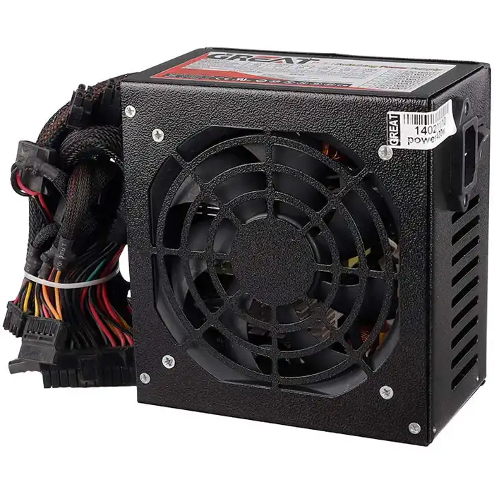 منبع تغذیه کامپیوتر گریت مدل GR430 430W فن بزرگ