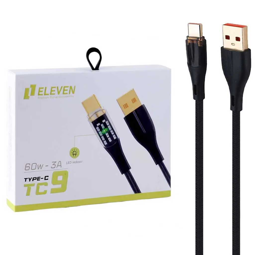 کابل تبدیل USB به Type-C ایلون مدل TC9 60W طول 1 متر