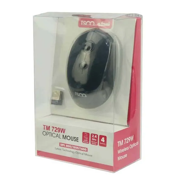 ماوس بی سیم تسکو مدل TM 729W