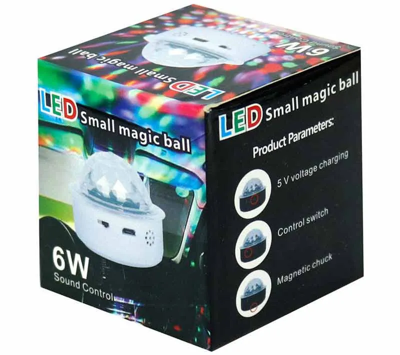 چراغ رقص نور شارژی LED Small Magic Ball