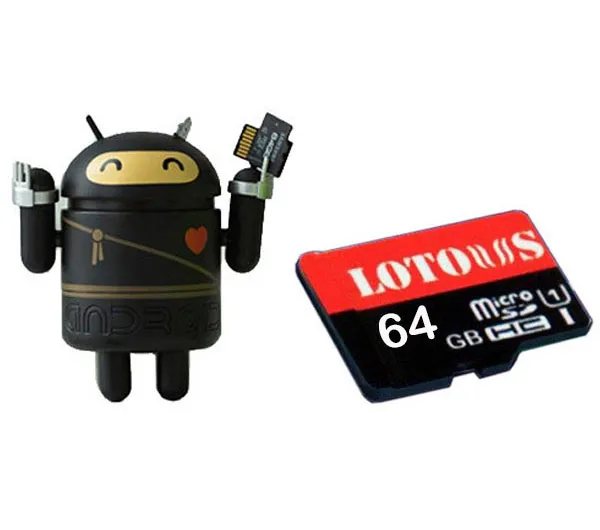 کارت حافظه microSDHC لوتوس استاندارد UHS-I U1 533X سرعت 80MBps ظرفیت 64 گیگابایت